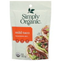 Simply Organic Seasoning Mix, Mild Taco, 1 Ounce