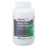 Equaline Multivitamin, Adult 50+, Caplets, 300 Each