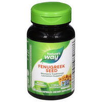 Nature's Way Fenugreek Seed, Vegan Capsules, 100 Each