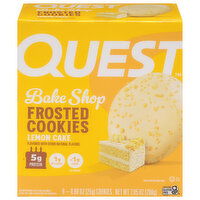 Quest Cookies, Frosted, Bake Shop, Lemon Cake, 8 Each