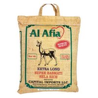 Al Afia Super Basmati Sela Rice, Extra Long, 10 Pound
