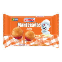 Bimbo Vanilla Muffins, 3 count, 11.10 oz, 3 Each