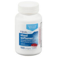 Equaline Stool Softener, 100 mg, Softgels, 100 Each