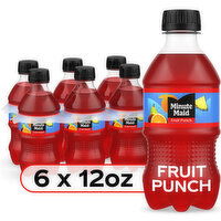 Minute Maid Fruit Punch Juice Drink Bottles, 12 Fluid ounce