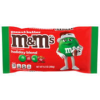 M&M's Chocolate Candies, Peanut Butter, Holiday Blend, 9.2 Ounce