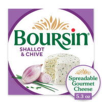 Boursin Shallot & Chive Gourmet Cheese Spread, 5.3 Ounce