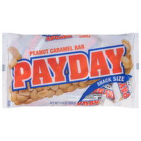 PayDay Peanut Caramel Bar, Snack Size, 11.6 Ounce