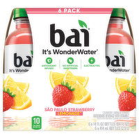 Bai Beverage, Strawberry Lemonade, 6 Each