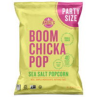 Angie's Boomchickapop Sea Salt Popcorn, Gluten Free, Party Size, 6.7 Ounce