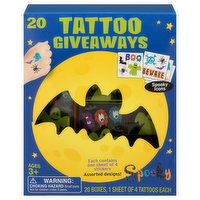 Mello Smello Stickers, Spooky, Assorted Designs, Tattoo Giveaways, Ages 3+, 1 Each