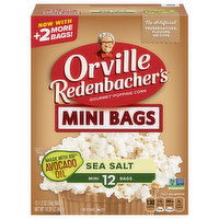 Orville Redenbacher's Microwave Popcorn, Sea Salt, Mini Bags, 12 Each