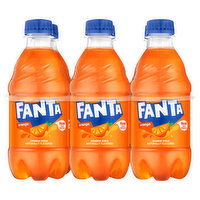 Fanta Soda, Orange, 6 Each