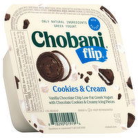 Chobani Flip Yogurt, Greek, Cookies & Cream, 4.5 Ounce