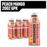 BODYARMOR Lyte Peach Mango Electrolyte Sports Drink, 20 Fluid ounce