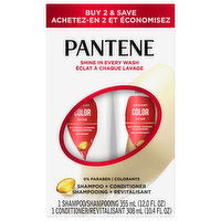 Pantene Shampoo + Conditioner, 1 Each