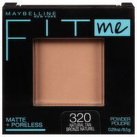 Fit me! Pressed Powder, Matte + Poreless, Natural Tan 320, 0.29 Ounce