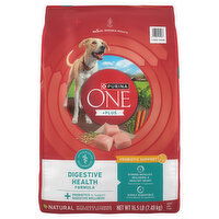 Purina One +Plus Dog Food, Natural, Digestive Health Formula, Adult, 16.5 Pound