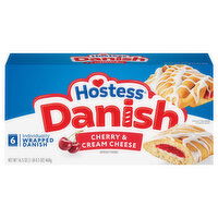 Hostess Cherry & Cream Cheese Danish, 6 Each