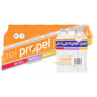 Propel Electrolyte Water Beverage, Orange Raspberry/Lemon Blackberry/Pineapple Peach, 18 Pack, 18 Each