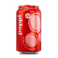 Poppi Classic Cola Single Can, 12 Fluid ounce