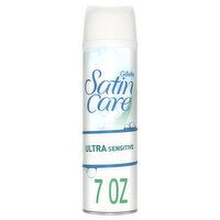 Gillette Gillette Venus Gillette Venus Satin Care Ultra Sensitive Skin Shave Gel, Shaving Cream for Women, 7 oz, Fragrance Free, 7 Ounce