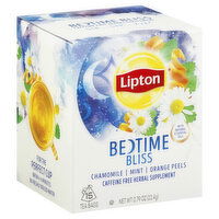 Lipton Tea, Bedtime Bliss, Caffeine Free, Bags, 15 Each