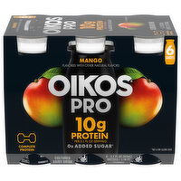 Oikos Pro Cultured Mango Dairy Drink, 6 Each