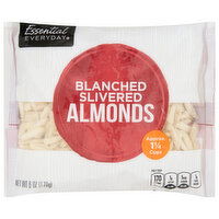 Essential Everyday Almonds, Blanched, Slivered, 6 Ounce