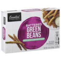 Essential Everyday Green Beans, Battered, with Spicy Dipping Sauce, 10 Ounce