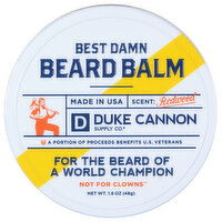 Duke Cannon Supply Co. Beard Balm, Redwood, 1.6 Ounce