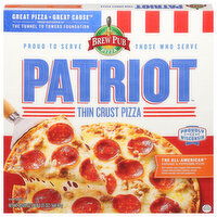 Patriot Pizza, Thin Crust, The All-American, 20.5 Ounce