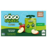 GoGo Squeez Apple Apple Fruitz, 20 Each