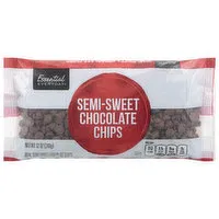 Essential Everyday Chocolate Chips, Semi-Sweet, 12 Ounce