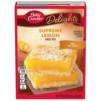 Betty Crocker Delights Bars Mix, Supreme Lemon, 16.5 Ounce