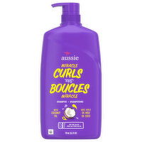 Aussie Miracle Curls Shampoo with Coconut Oil, 26.2 Fluid ounce