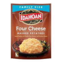 Idahoan Four Cheese Mashed Potatoes Family Size, 8 Ounce