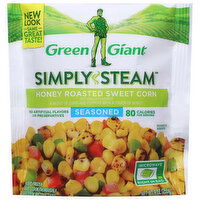 Green Giant Simply Steam Sweet Corn, Honey Roasted, Seasoned, 9 Ounce