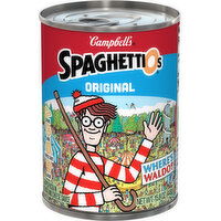 Campbell's® SpaghettiOs® Canned Pasta With Where's Waldo?® Shapes, 15.8 Ounce