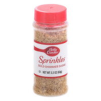 Betty Crocker Sprinkles, Gold Shimmer Sugar, 2.2 Ounce