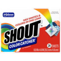 Shout ColorCatcher Dye-Trapping Sheet, 24 Each