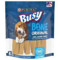 Busy Dog Treats, Original, Bone, Small/Med, 6 Each