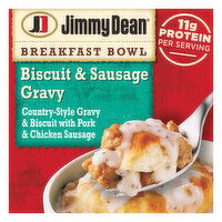 Jimmy Dean Breakfast Bowl, Biscuit & Sausage Gravy, Frozen, 9 Ounce