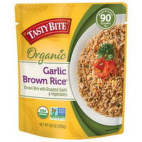 Tasty Bite Brown Rice, Organic, Garlic, 8.8 Ounce