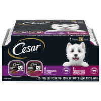 Cesar Canine Cuisine, Filet Mignon Flavor/Portehouse Steak Flavor, 12 Each