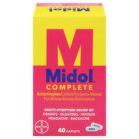 Midol Complete, Caplets, 40 Each