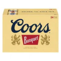 Coors Beer, Banquet, 24 Each