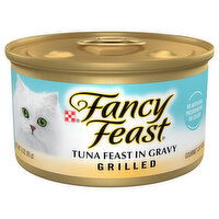 Fancy Feast Cat Food, Gourmet, Tuna Feast in Gravy, Grilled, 3 Ounce