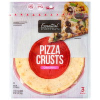Essential Everyday Original Pizza Crusts, 3 Each