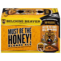 Belching Beaver Brewery Beer, Blonde Ale, Must Be the Honey!, 6 Each