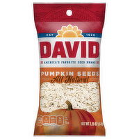 David Seeds Keto Friendly Salted and Roasted Pumpkin Seeds, 2.25 Ounce
